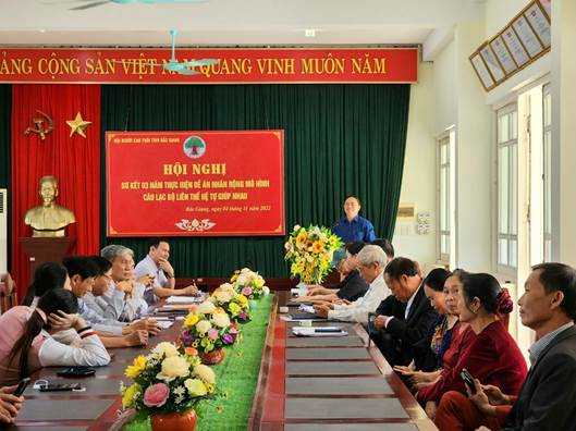Tỉnh Bắc Giang: Tổ chức Hội nghị sơ kết 3 năm thực hiện Đề án nhân rộng mô hình câu lạc bộ Liên thế hệ tự giúp nhau